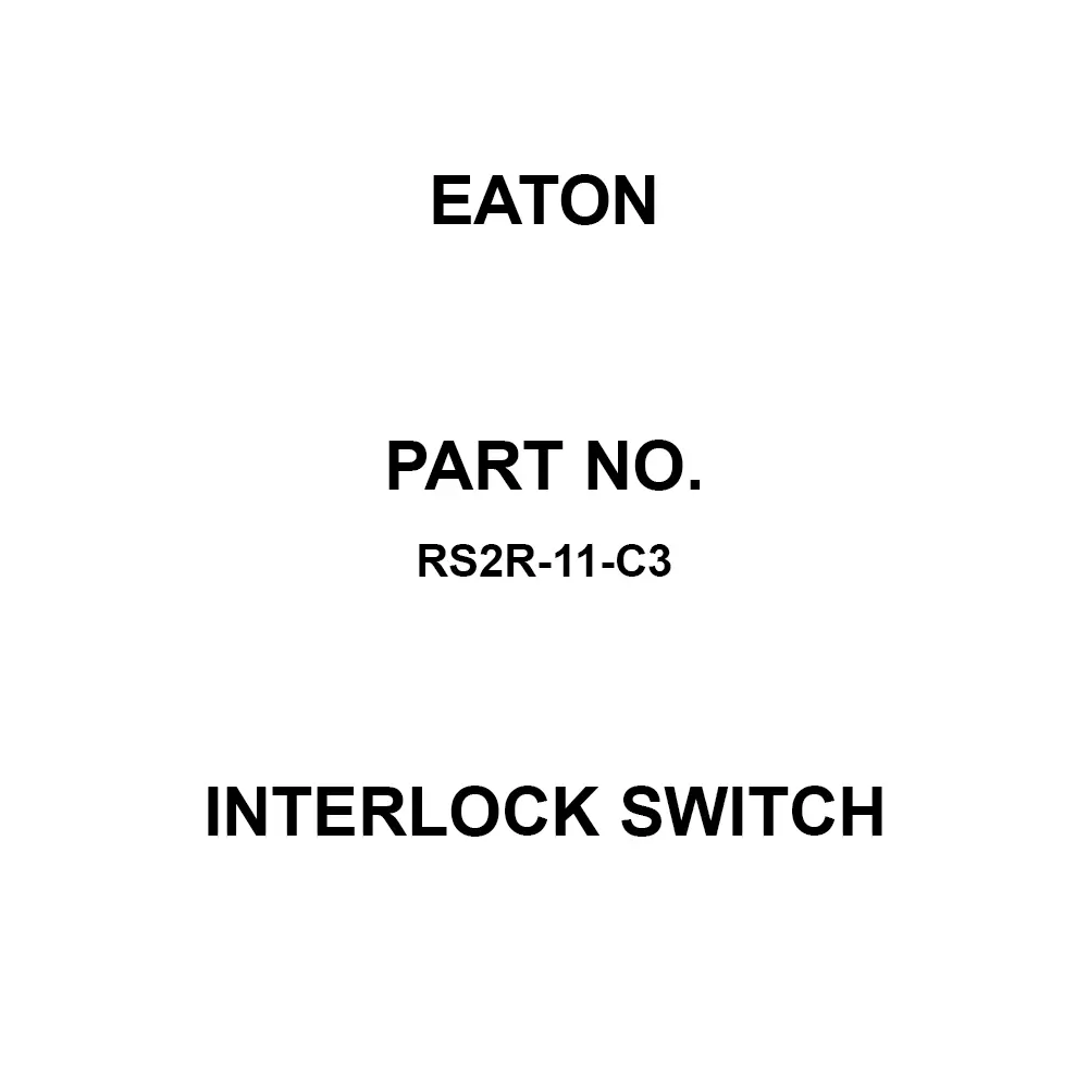 EATON Interlock Switch Screw Termination, RS2R-11-C3