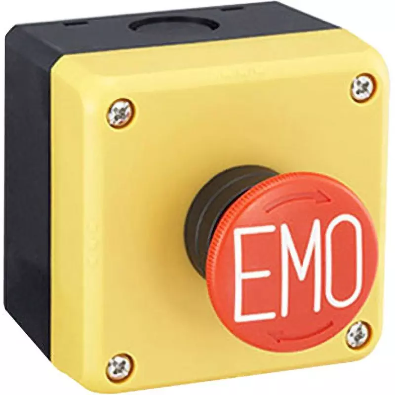 IDEC Push Button Switch 1B Non-Illuminated Type Red, FB1WHW1BV401R-EMO-Y0