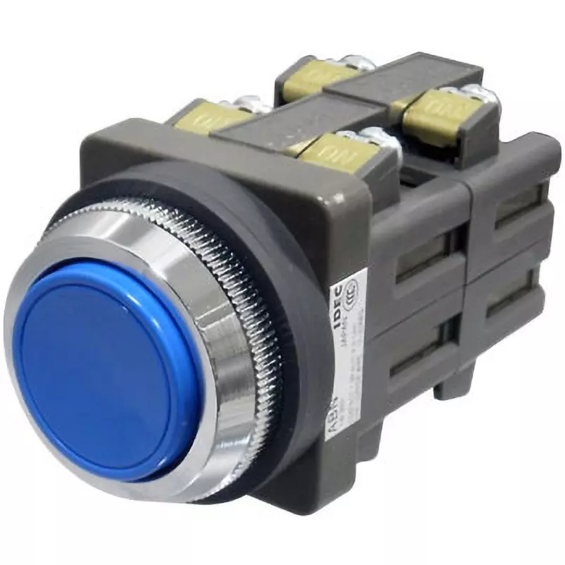 IDEC Pushbutton Switch (Flat Type) 2A M3.5 Screw Terminal Non-Illuminated, Abn120S