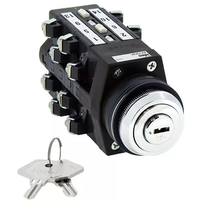 IDEC Cs Series Cam Switch ACsnk Type Handle With Key Silver contACts 600 V, ACSNK-229-H2B-C2002