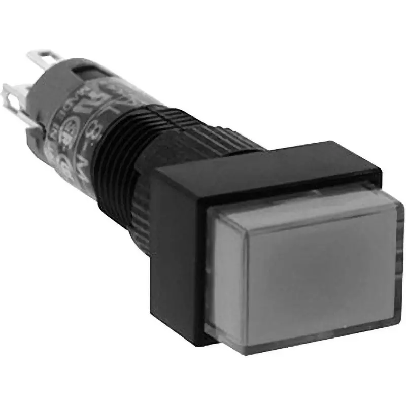 IDEC A8 Series Illuminated Push Button Switch (Rectangle) 8 Mm Mounting Hole Diameter, Al8H-A11G