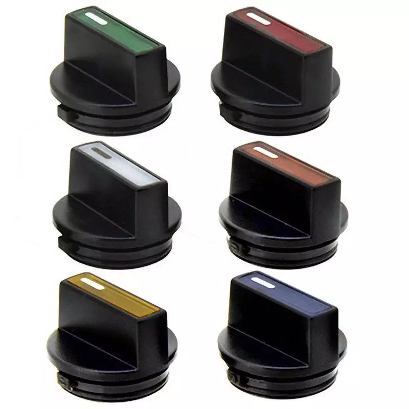 IDEC A6 Series Maintenance Parts Illuminated Selector Handle Green (G), Ha1A-Fg