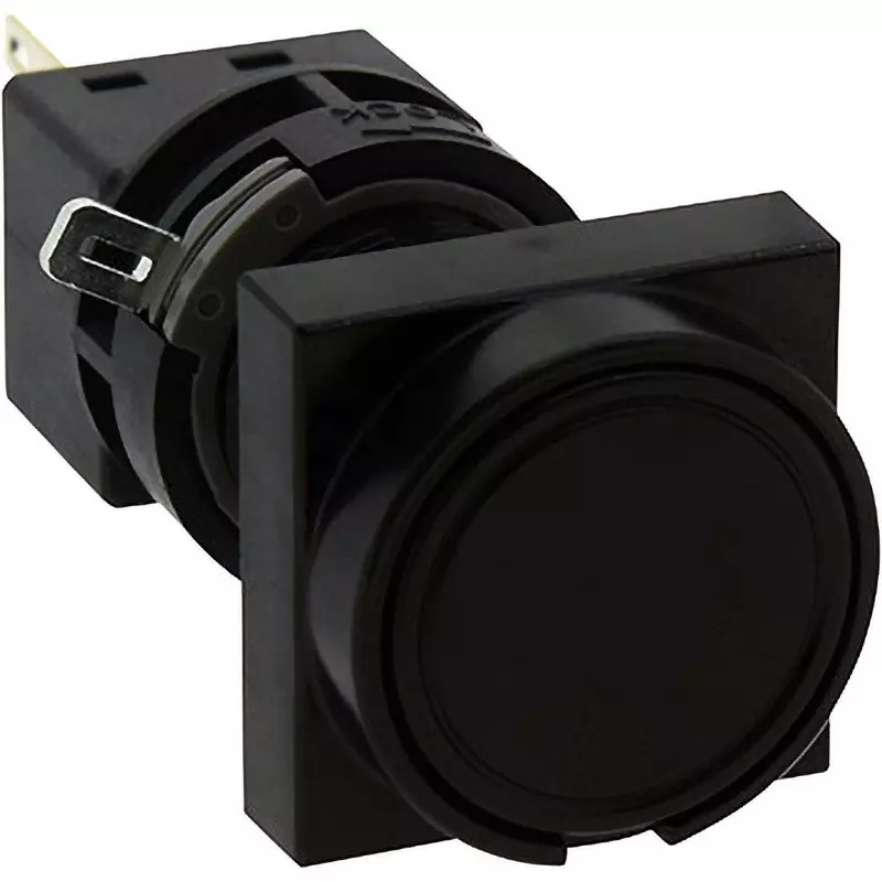 IDEC Pushbutton Switch Flat (Rounded) 1C Printed Circuit Board Terminal Non-Illuminated, Ha3B-M1C1Vb