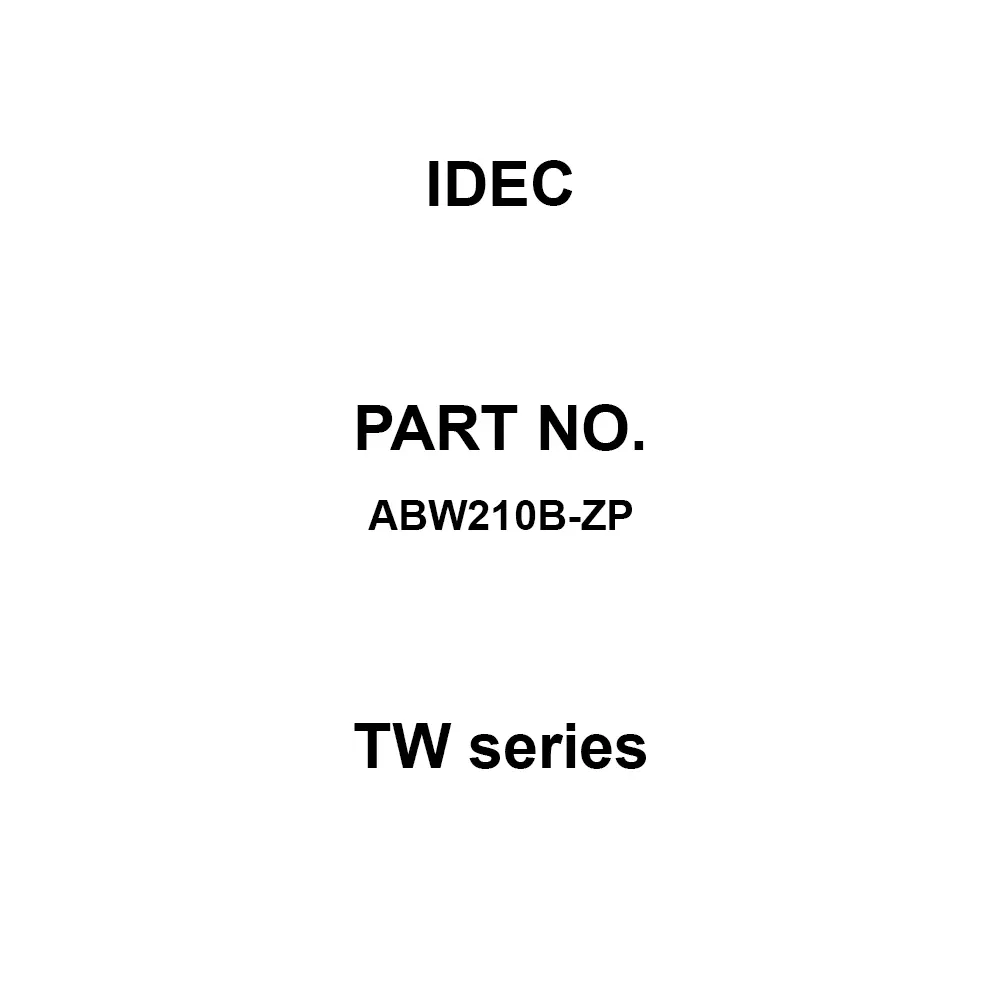 IDEC TW Series 1A M3.5 Screw Terminal 600 V, ABW210B-ZP