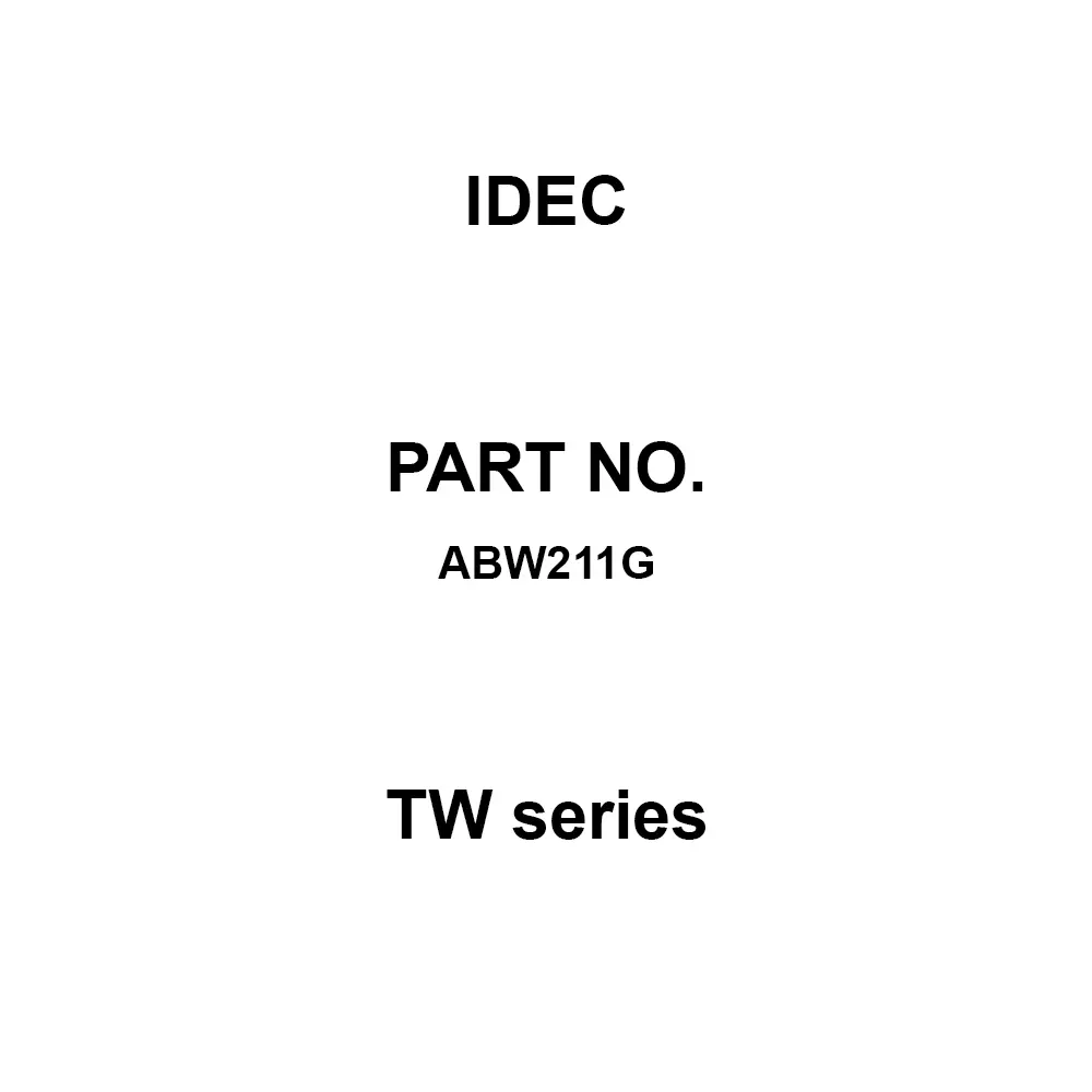IDEC TW Series 1A1B M3.5 Screw Terminal 600 V, ABW211G