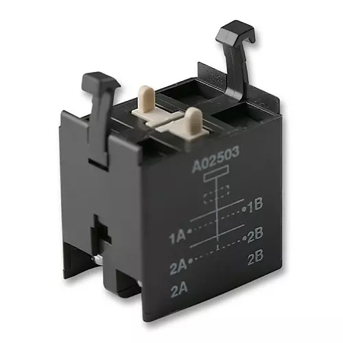 APEM CONTACT BLOCK, 2NO, A02503
