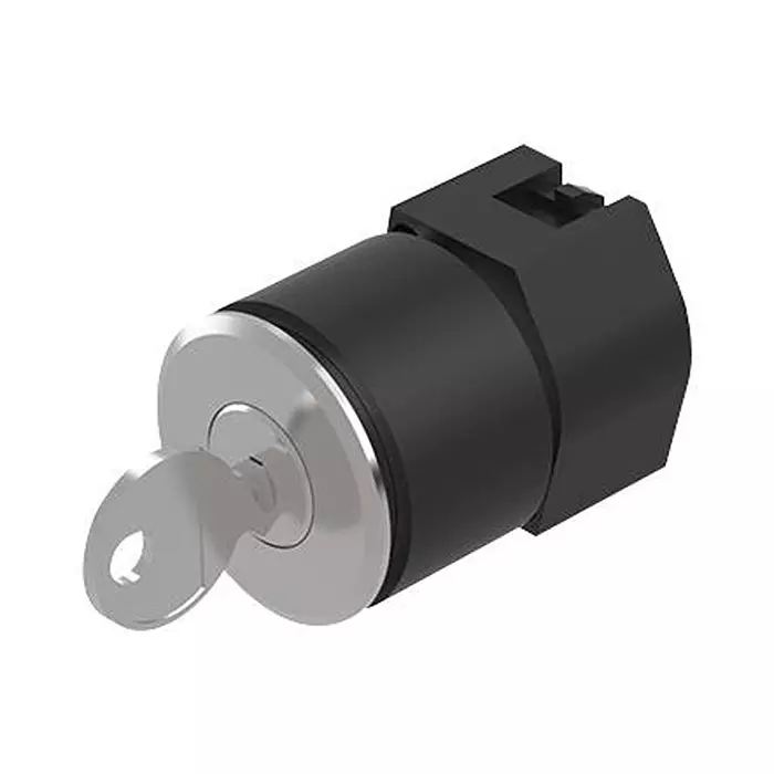 EAO KEYLOCK SWITCH ACTUATOR, 2POS, 35MM, 704.122.018