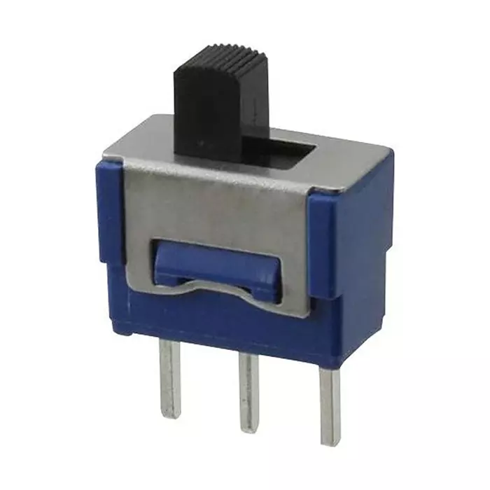 NIDEC COMPONENTS SLIDE SWITCH, SPDT, 6A, 125VAC, TH, 8SS1022-Z