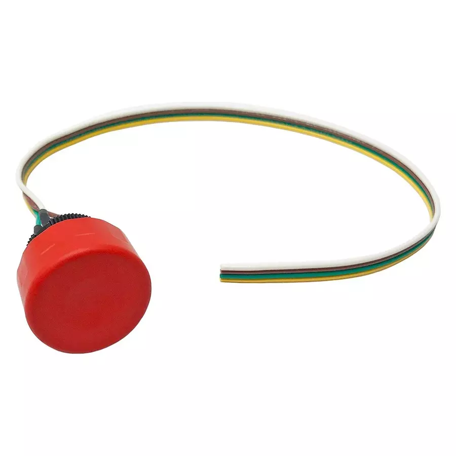 NKK SWITCHES E-STOP SWITCH, DPST, 0.5A, 24VDC, PANEL, FF0126BBCEEA01-WL