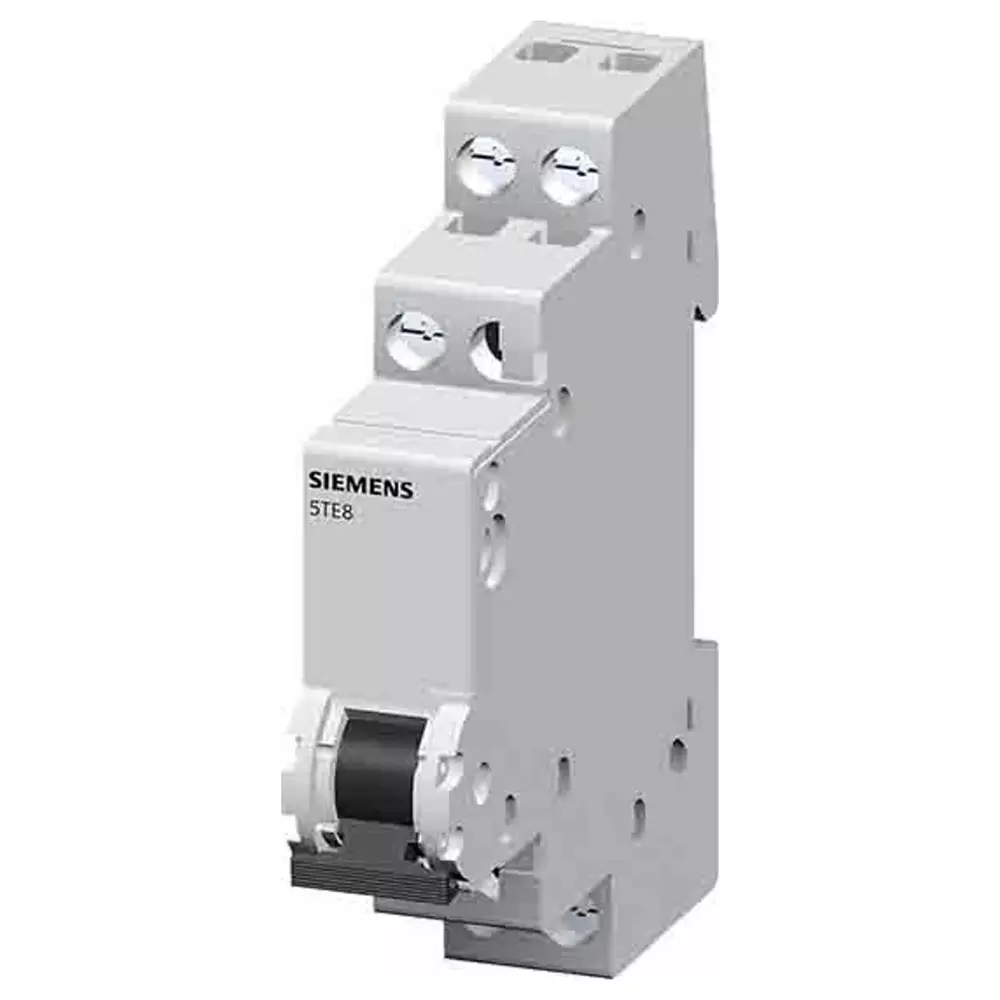 Siemens 1P Pole DIN Rail Isolator Switch - 20A Maximum Current, 5TE8152