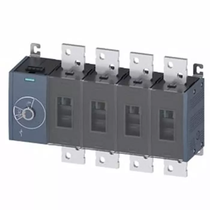 Siemens 4 Pole Fixed Switch Disconnector - 1600A Maximum Current, 1000kW Power Rating, IP00, IP20, 3KD5444-0RE10-0