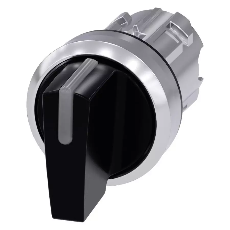 Siemens SIRIUS ACT 3SU10 Series 3 Position Selector Switch Head, 22mm Cutout, 3SU1052-2BP10-0AA0