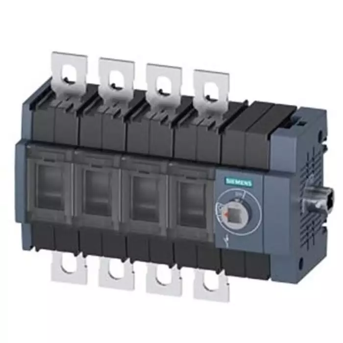 Siemens 4 Pole DIN Rail Switch Disconnector - 250A Maximum Current, 110kW Power Rating, IP00, IP20, 3KD3844-0NE40-0