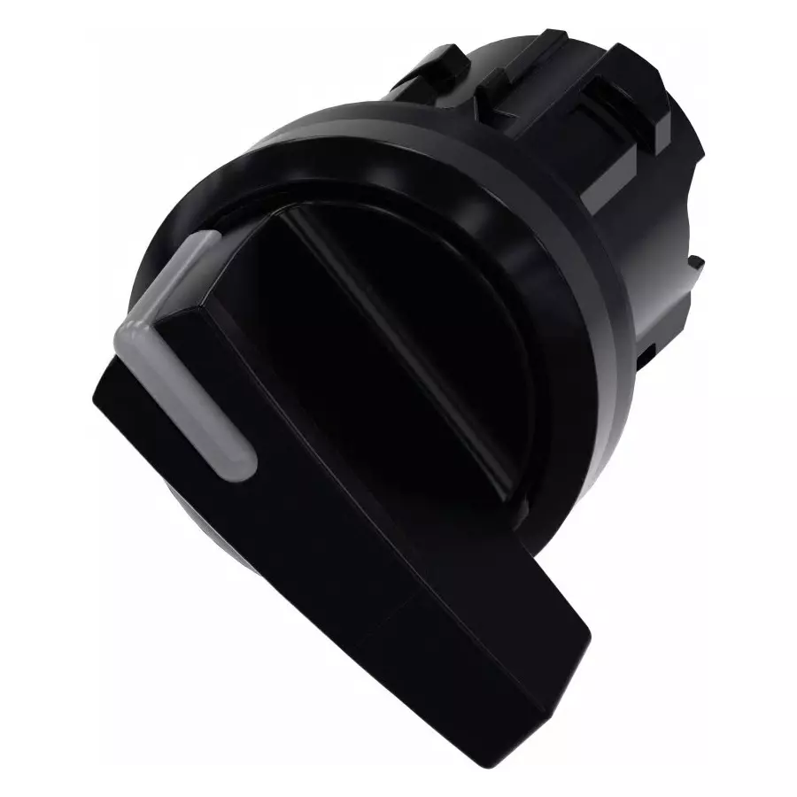 Siemens SIRIUS ACT 3SU10 Series 2 Position Selector Switch Head, 22mm Cutout, 3SU1002-2CF10-0AA0