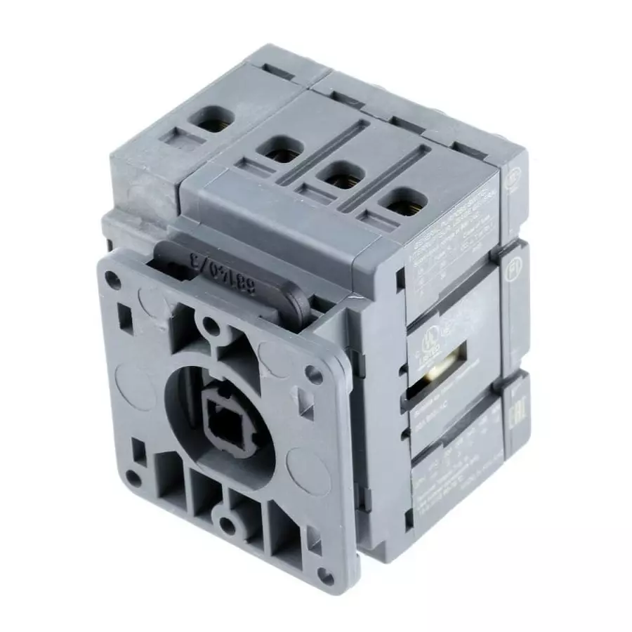 ABB 4P Pole Panel Mount Non Fused Isolator Switch - 16A Maximum Current, 7.5kW Power Rating, IP20, OT16FT4N21SCA105711R1001