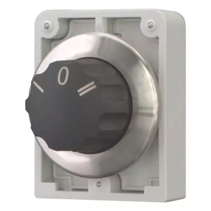 EATON Series M30 Series 3 Position Selector Switch Head, 30 mm Cutout, Black Handle, 188136 M30I-FW3