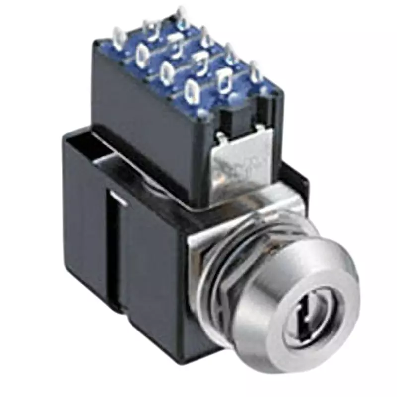TAKIGEN Key Switch Nickel Plating with 2 Keys, S-21-30-B