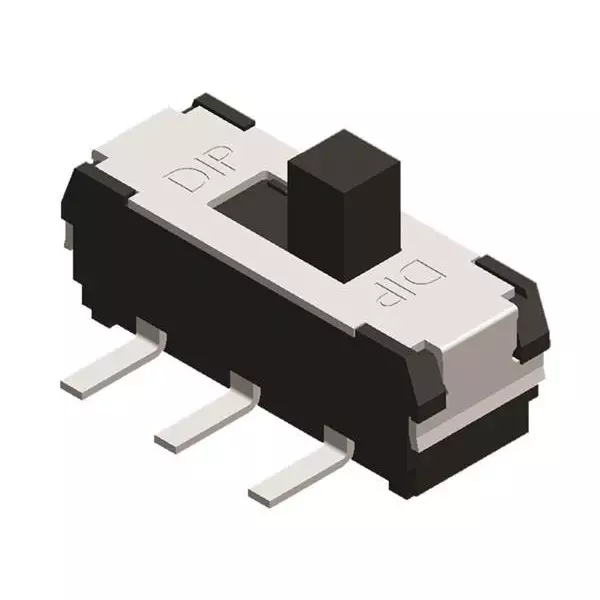 Diptronics Slide Switch Through Hole Mount, LSSAM12-V-T/R