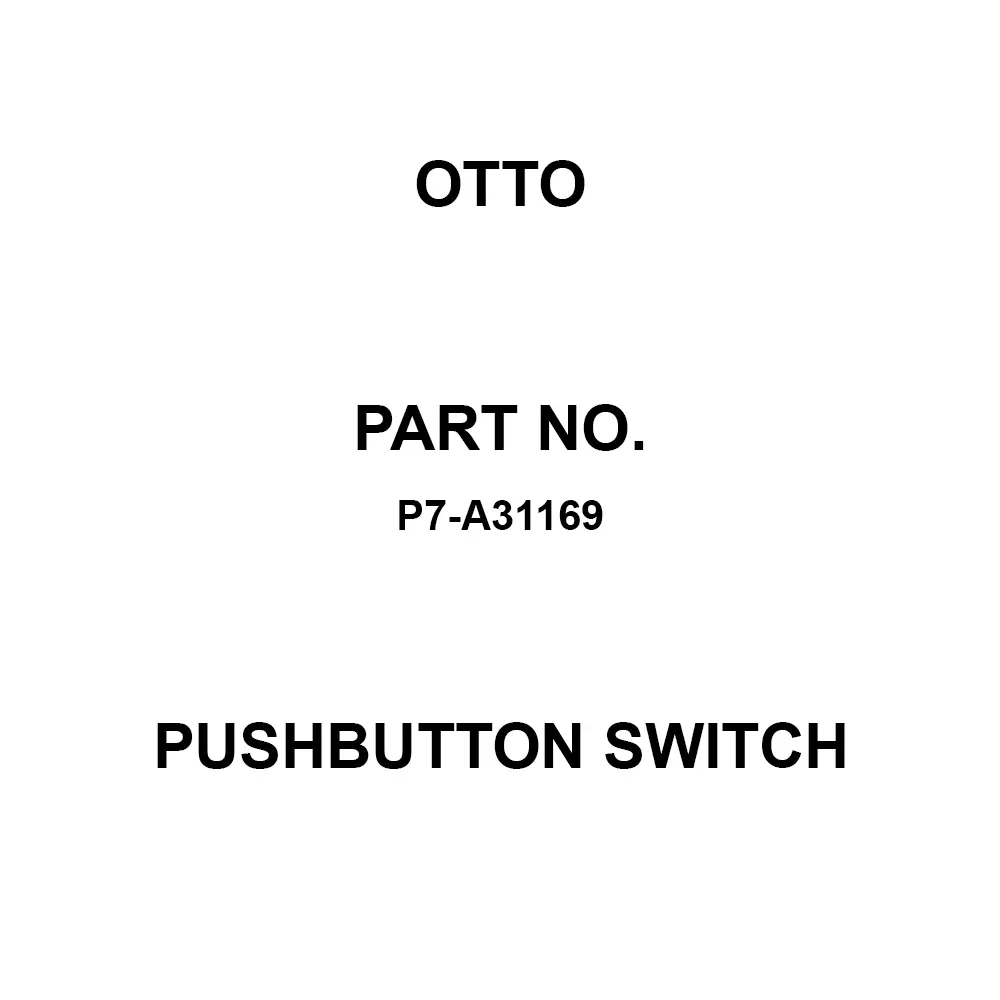 Otto Subminiature Pushbutton Switch 3 Amp PCB Mount, P7-A31169
