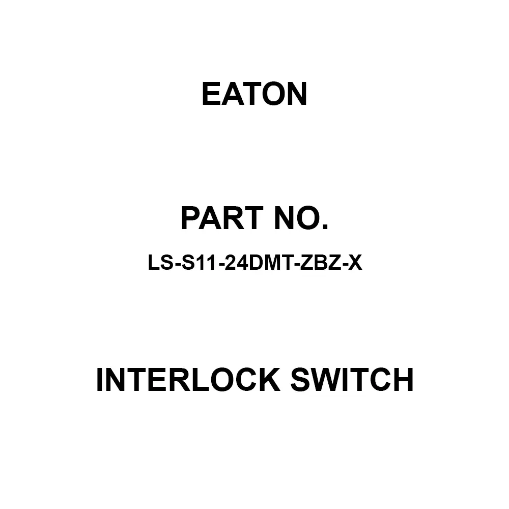 EATON Interlock Switch Screw Termination, LS-S11-24DMT-ZBZ-X