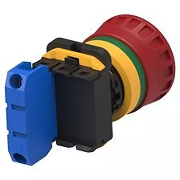 ALCOSWITCH - TE CONNECTIVITY E-STOP SWITCH, SPST-NO, 10A, 24VAC, PBES22N10R