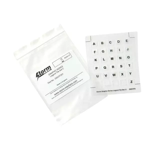 Storm Interface Legend Covers GFX Series for Keypads, GSC0T203