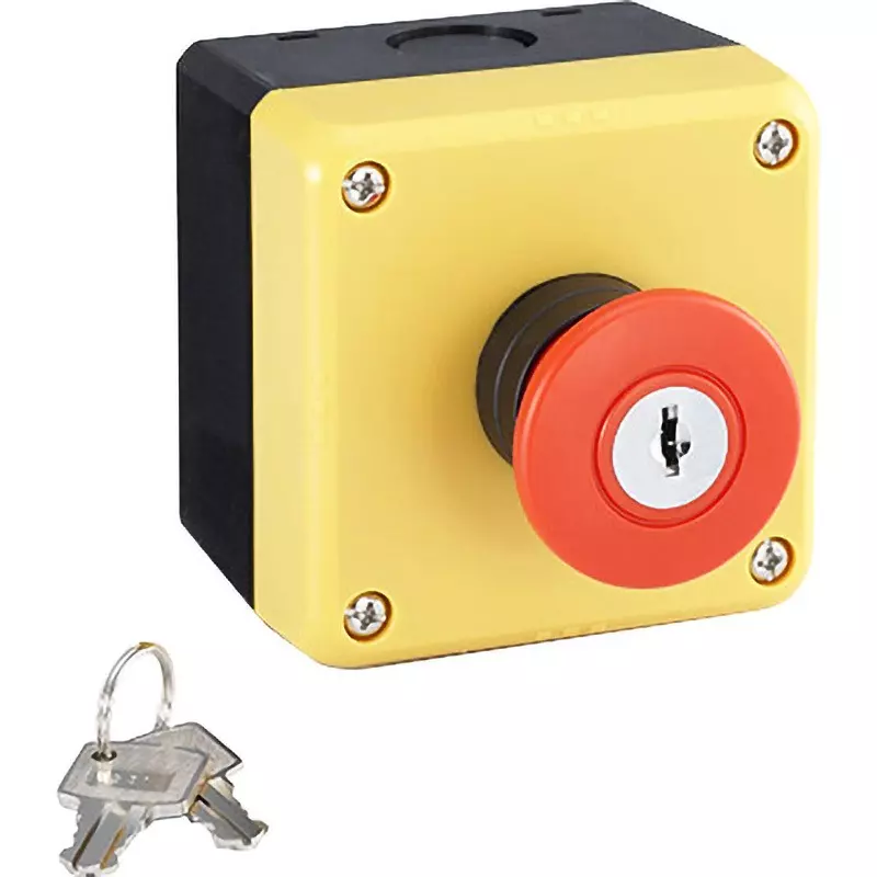 IDEC Fb Type Plastic Control Box 1 Point Type Red, Fb1W-Hw1B-X401R-Y0