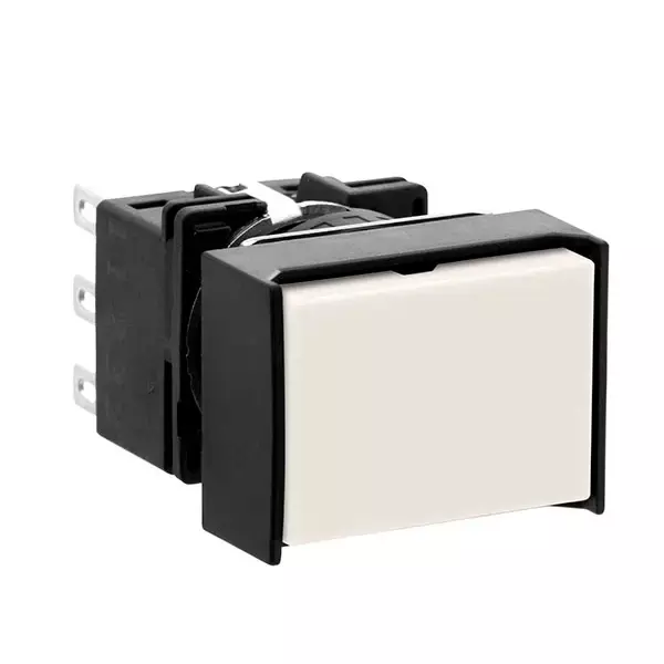 IDEC 16 LB Series Push Button Switch (Long Square) 1C Soldering Tab Terminal, LB3B-A1T1W