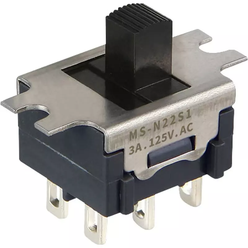 NKK SWITCHES Slide Switch 2 Pole, MS-N23S1B