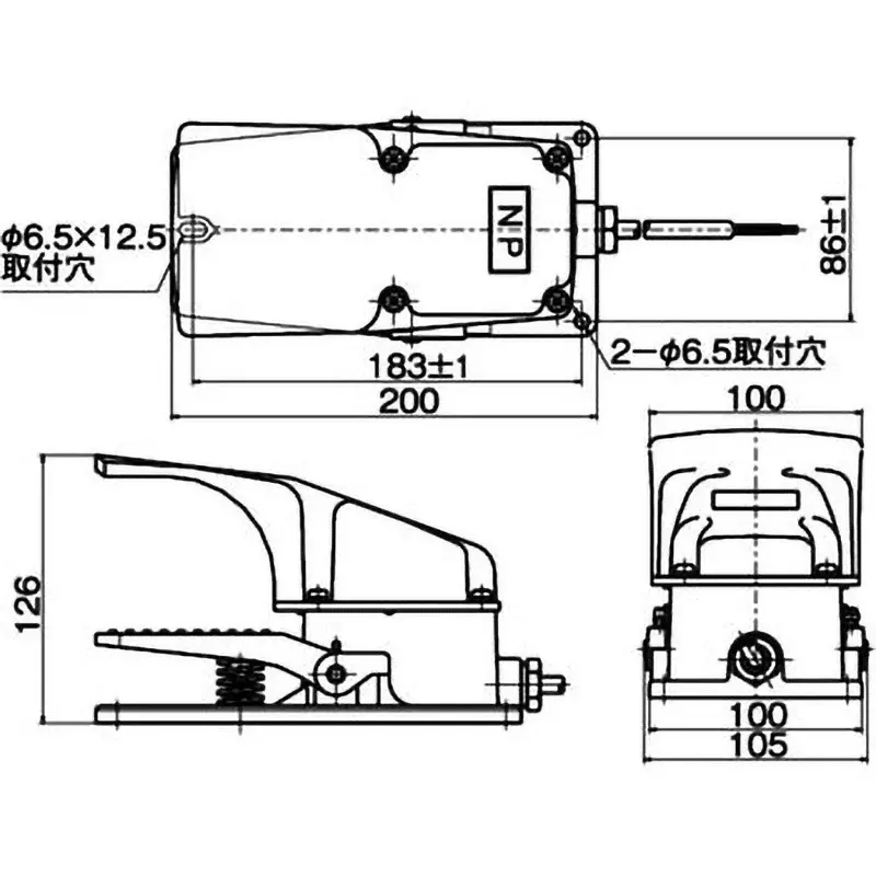 kokusai-dengyo-foot-switch-2025178