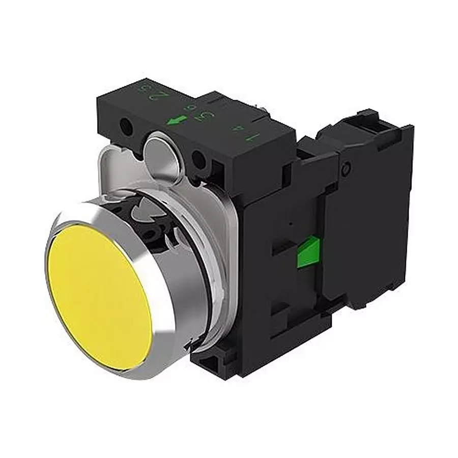 EAO INDUSTRIAL PB SWITCH, SPST, 10A, 500V, 45-1131.3140.000.101