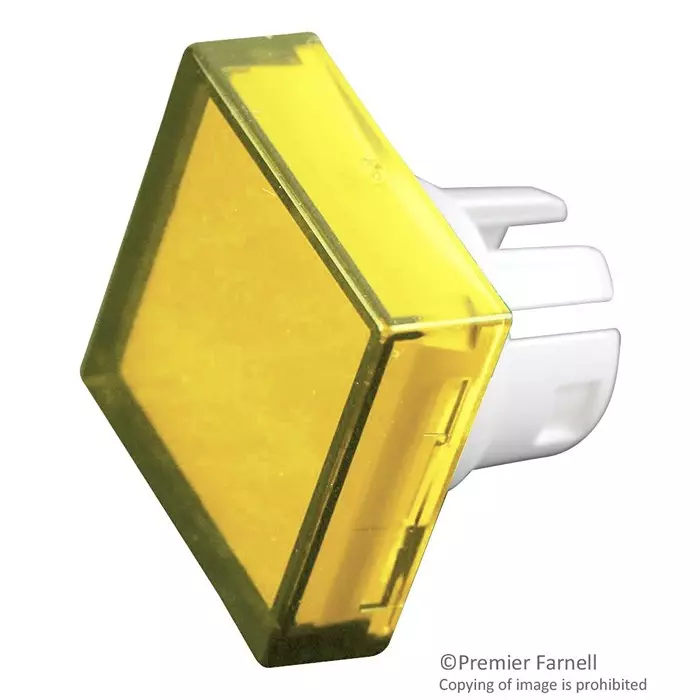 EAO SQUARE LENS, YELLOW, PLASTIC, 51-953.4