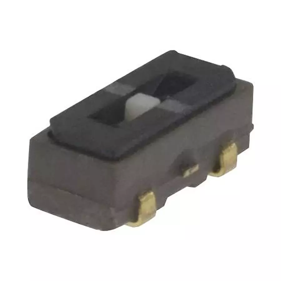 NIDEC COMPONENTS SLIDE SWITCH, SPDT, 0.1A, 6VDC, SMD, CJS-1201TA