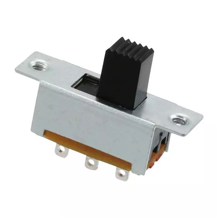 NIDEC COMPONENTS SLIDE SWITCH, DPDT, 1A, 125VAC, PANEL, MFS201N-Z