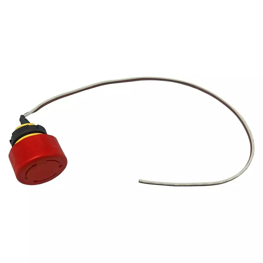 NKK SWITCHES E-STOP SWITCH, SPST, 0.5A, 24VDC, PANEL, FF0116BBCAEA01-WL