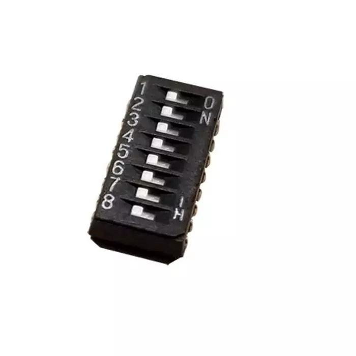 NIDEC COPAL ELECTRONICS GMBH Surface Mount Slide Switch 8PST 100 mA, CHS-08TA1 (Pack of 500)