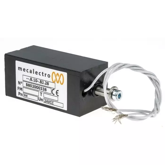 Mecalectro Solenoid Interlock Switch Power to Lock 24 V DC, 8 10 BJ 28