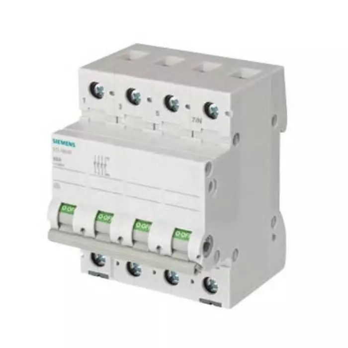 Siemens 3P Pole Isolator Switch - 125A Maximum Current, 5TL1692-0