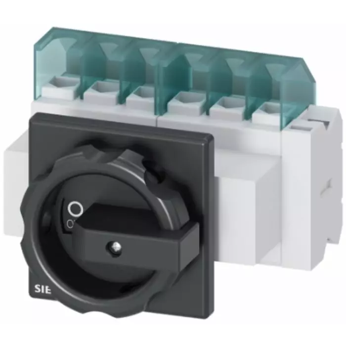 Siemens 6P Pole Panel Mount Non-Fused Switch Disconnector - 25A Maximum Current, 9.5kW Power Rating, IP65, 3LD2103-4VP51