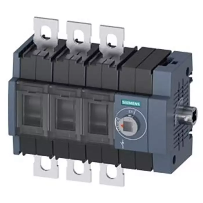 Siemens 3 Pole DIN Rail Switch Disconnector - 80A Maximum Current, 55kW Power Rating, IP00, IP20, 3KD2834-0NE40-0