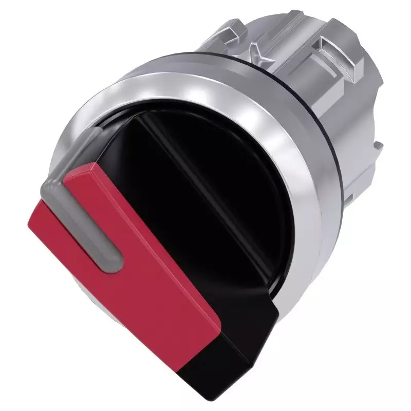 Siemens SIRIUS ACT 3SU10 Series 2 Position Selector Switch Head, 22mm Cutout, 3SU1052-2BC20-0AA0