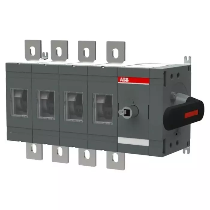 ABB 4P Pole Surface Mount Switch Disconnector - 800A Maximum Current, 450kW Power Rating, IP00, 1SCA022870R6110 OT800ES40K