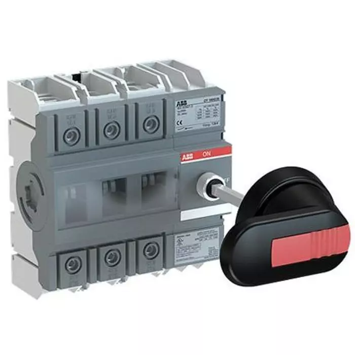 ABB 3P Pole Base Mounting Isolator Switch - 160A Maximum Current, 132kW Power Rating, IP20, IP65, OT160G30P1SCA135138R1001