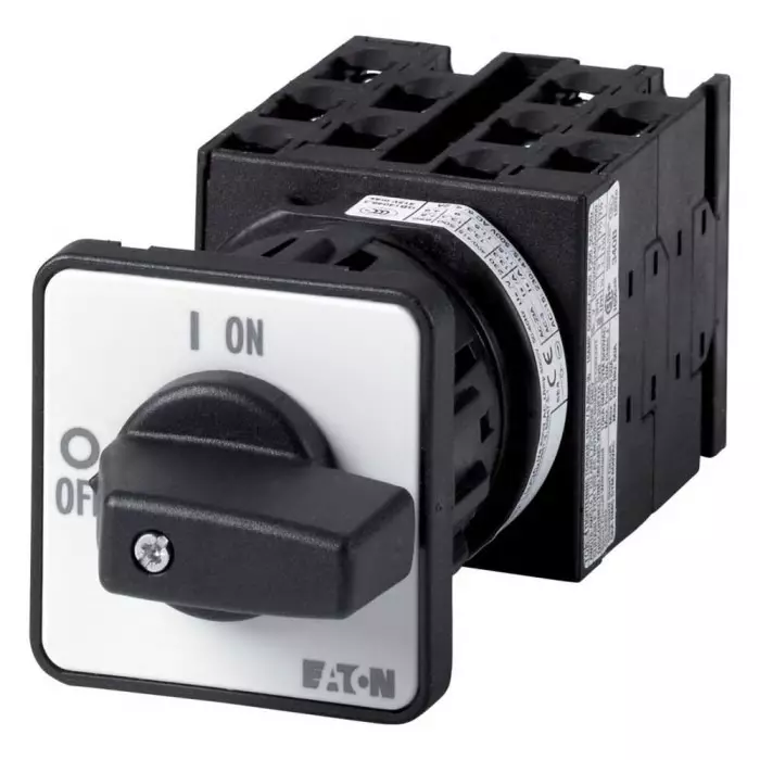 EATON 3P 5 Position 60° Star Delta Cam Switch, 690 V (Volts), 20A, Short Thumb Grip Actuator, 000900 T0-5-15876/EZ
