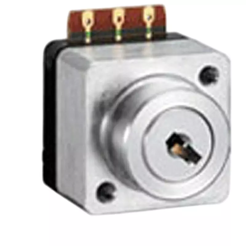 TAKIGEN Unit Key Switch Zinc Alloy Chrome Plating, S-34-E90-EF-1G(#3413)