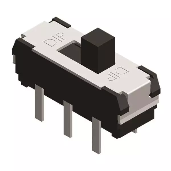 Diptronics Slide Switch Through Hole Mount, LSSA22-V-B