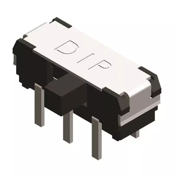 Diptronics Slide Switch SMD/SMT Mount, LSS22-V-B