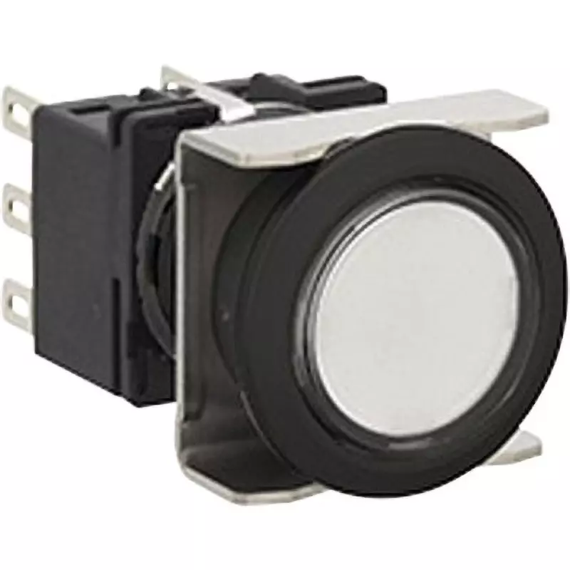 IDEC Pushbuttons Spdt B 50 Mω Or Less (Initial Value) Φ22 Mm Bezel Milky White, Lb6B-M1T5Lw