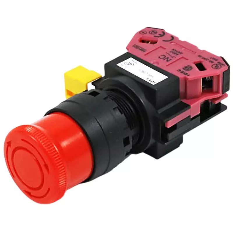 IDEC Diameter 22 Hw Series Emergency Stop Push Button Switch Push Lock Return Reset Switch 1B Non-Illuminated , Hw1B-V301R