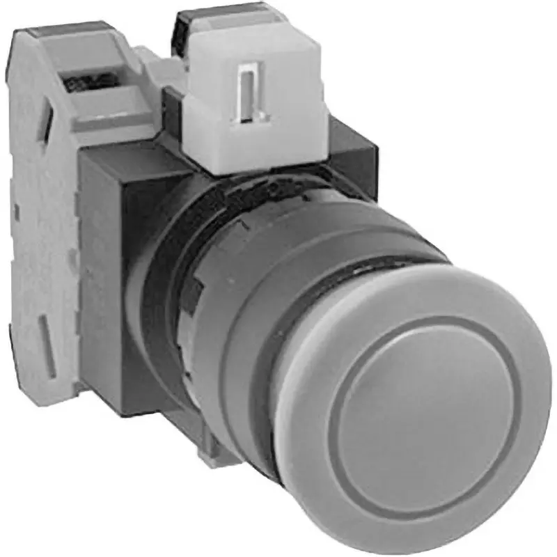 IDEC Hw Series Pushbutton Switch Medium 2A Screw Terminal Yellow, Hw1B-M320Y